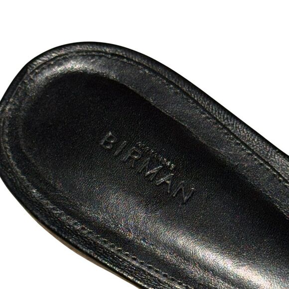 ALEXANDRE BIRDMAN Carlotta Braided Leather black Point-toe slide on Flats sz 37 - Picture 5 of 6